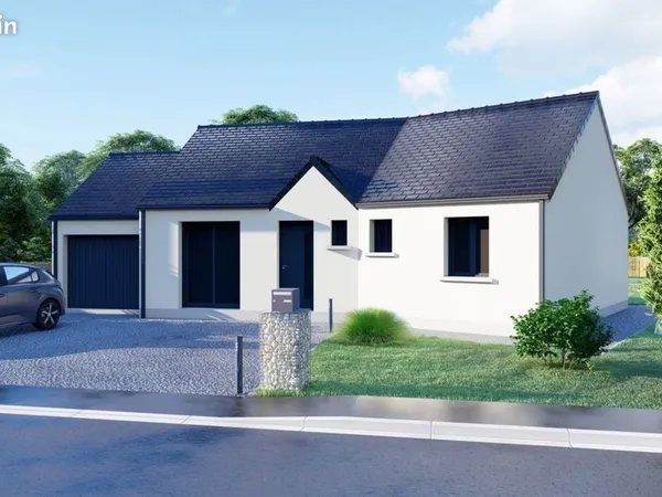 Projet de construction d'une maison 71.32 m² avec terrain à GUEMENE-PENFAO (44)