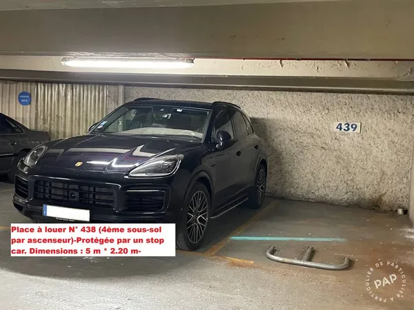 Stationnement Location Paris   100€