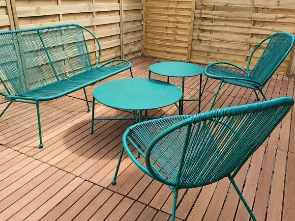 Location T2 avec terrasse, meublé hyper centre de Toulouse — 32 m²