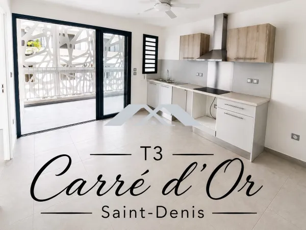 Superbe Appartement T3 neuf Carré d'or Saint Denis
