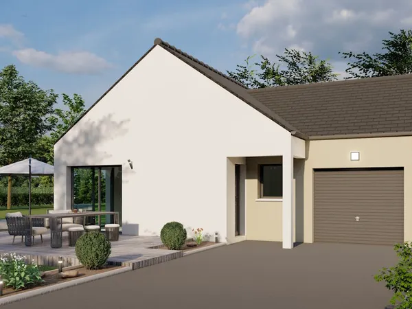 Terrain + maison 88 m²