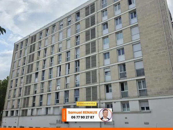 MAISONS-ALFORT Centre - Appartement de 67 m² avec 2/3 CHAMBRES, parking et cave - à 10 minutes du RE