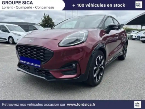 Ford Puma 1.0 flexifuel 125ch s&amp;s mhev st-line x vivid ruby edition