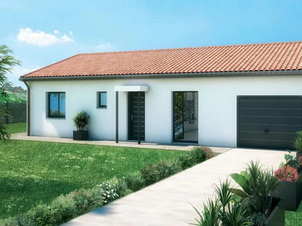 Terrain + maison 95 m²