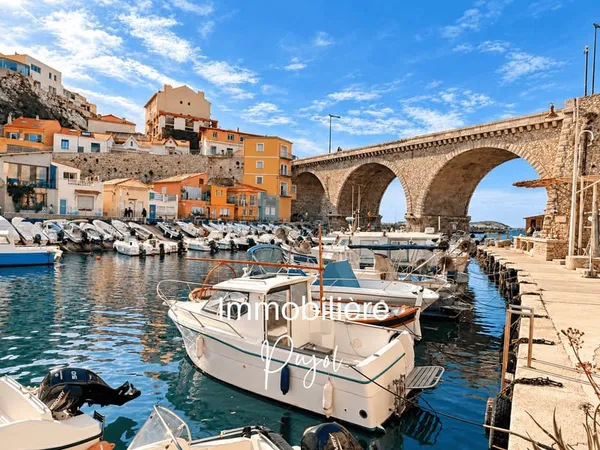 Vallon des Auffes 13007 - studio de 26 m2 à deux pas du port