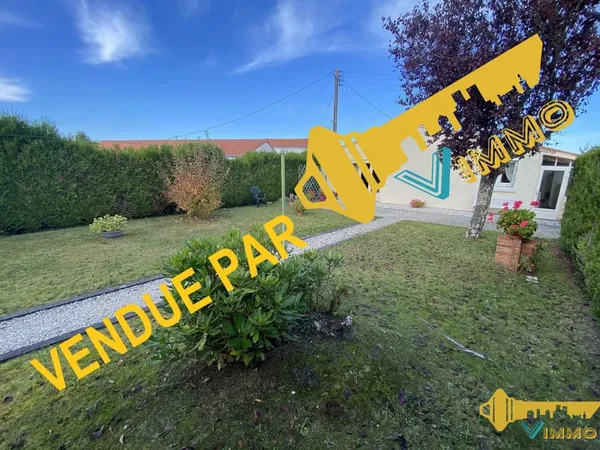 Maison 68,35m2 - Jardin 458m2
