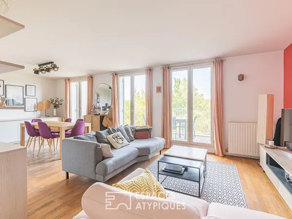 Duplex avec terrasse et vue dégagée