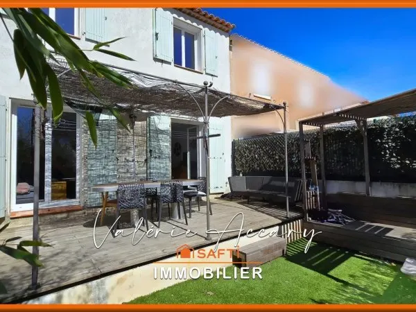 CUERS: Maison de 82 m² sur un terrain de 110 m², 3 chambres, garage...