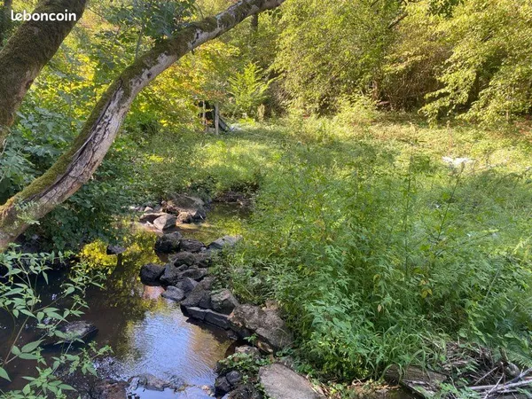 Terrain de loisir bord de rivière la clayette