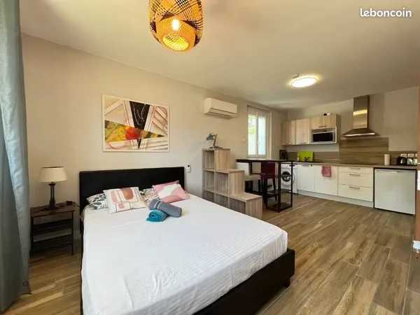 Appartement entièrement climatisé 1 pièce
