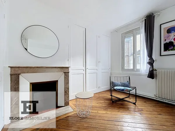 Appartement 1 pièce meublé de 21m² - Rouen droite - Secteur Préfecture / Fac de droit