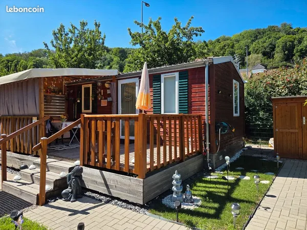 Mobil-Home-IRM 3CH Excellent état sur Parcelle dans Camping a Munster