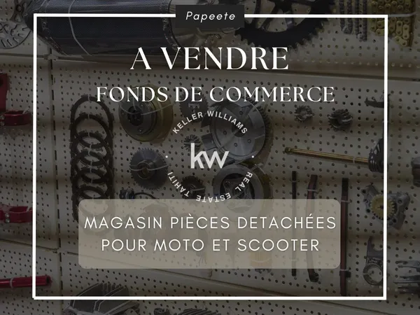 Papeete Centre - Magasin de motos/scooters et pièces détachée