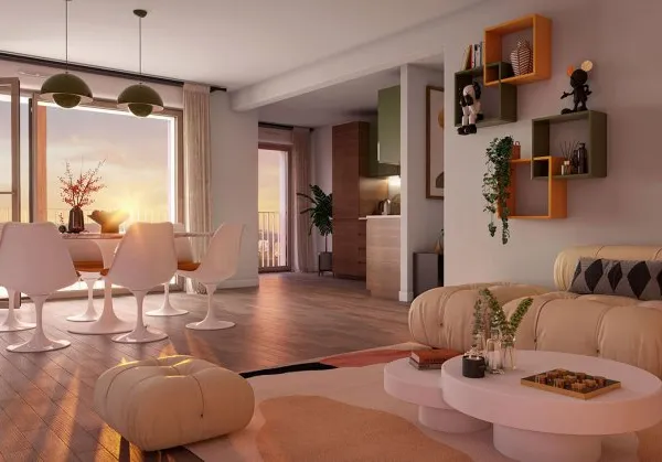 Appartement 3 pièces 61 m²