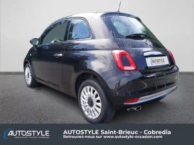 Fiat 500 1.2 8v 69ch lounge dualogic — photo 3