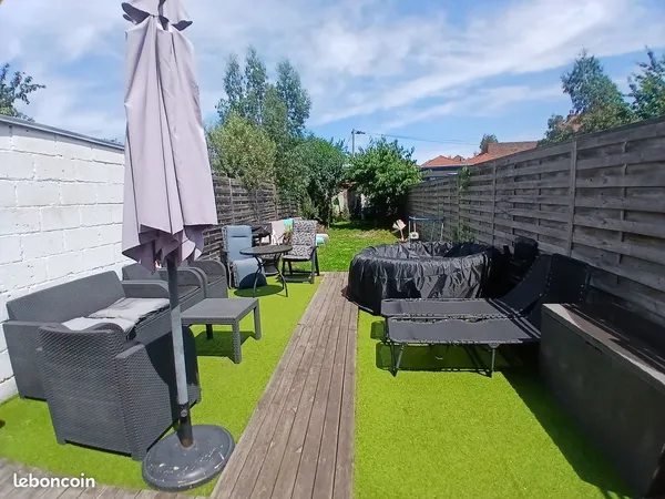 Maison 5 pieces jardin lille lomme
