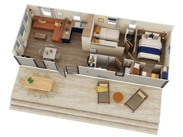 Maison 3 pièces 39 m²