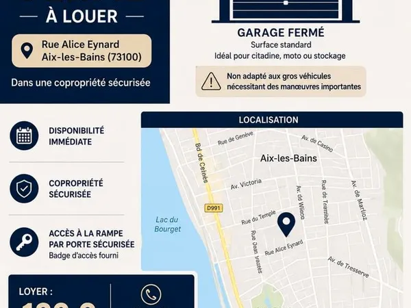 Garage Aux les bains