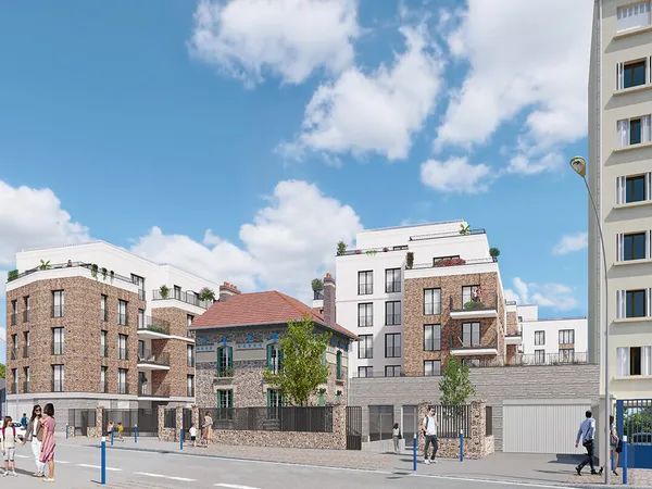 Appartement 3 pièces neuf de 61 m2 - Aubervilliers