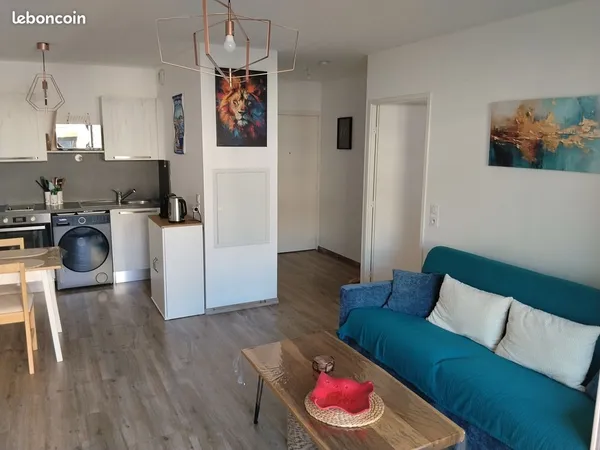 Appartement meublé T2 avec grande terrasse - Aix-en-Provence La Duranne Haute