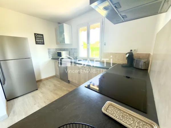 Superbe maison de plain-pied avec jardin et sous-sol total à Villers-sous-Saint-Leu