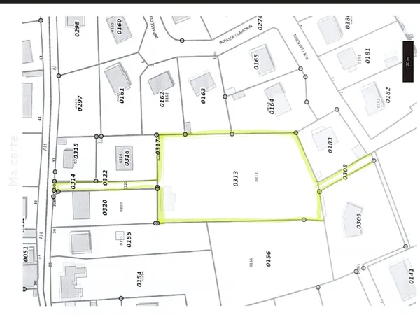 Terrain 3850 m²