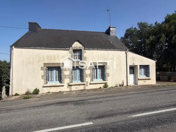 MAISON A RENOVER DE 72 M2 SUR TERRAIN DE 590 M2 A SAINT JEAN BREVELAY