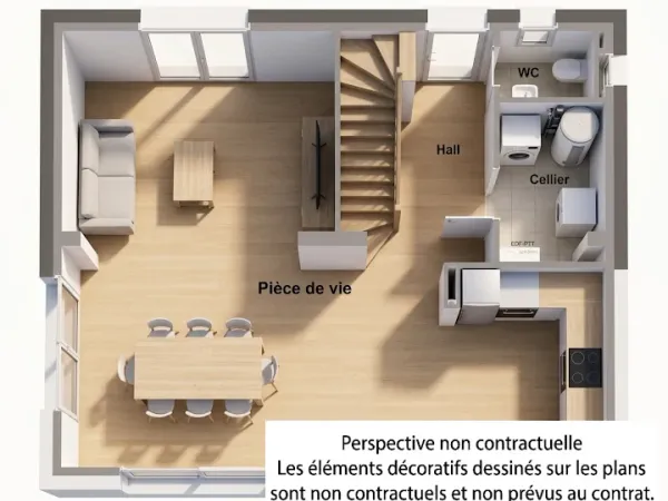 Maison neuve 3 pièces 89 m²