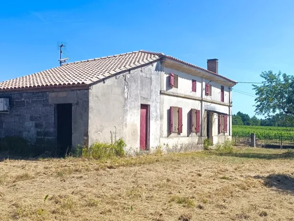Maison à vendre 4 pièces + grange SAINT CHRISTOPHE DE DOUBLE (33)