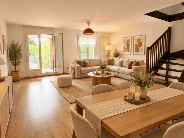 Duplex 3 pièces 73 m²
