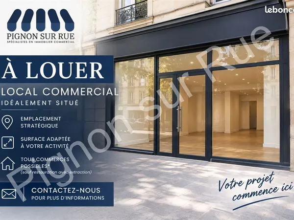 Local commercial 490 m² PARIS