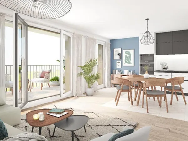 2 PIÈCES de 39m² + BALCON + PKG(s)
