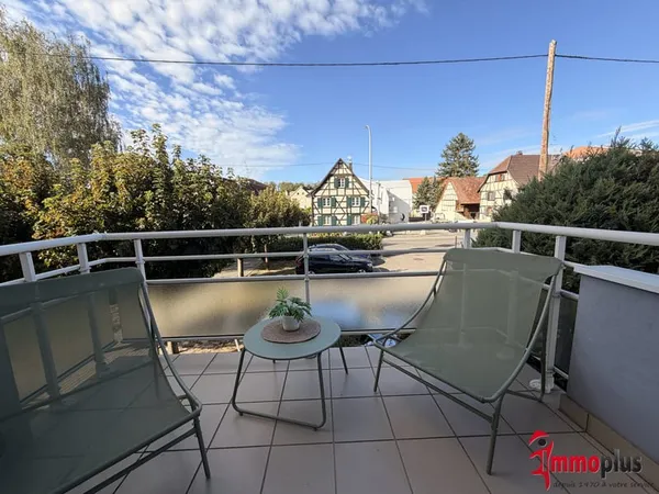 BARTENHEIM - Appartement F2 avec terrasse et garage !