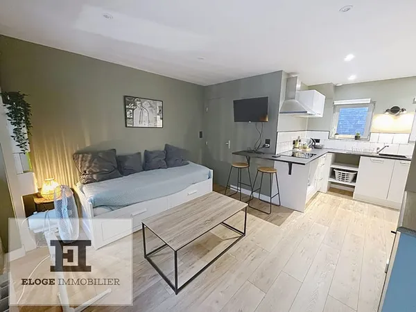 Appartement 2 pièces meublé de 38m² - Rouen droite - Secteur rue Eau de Robec / Hôtel de Ville