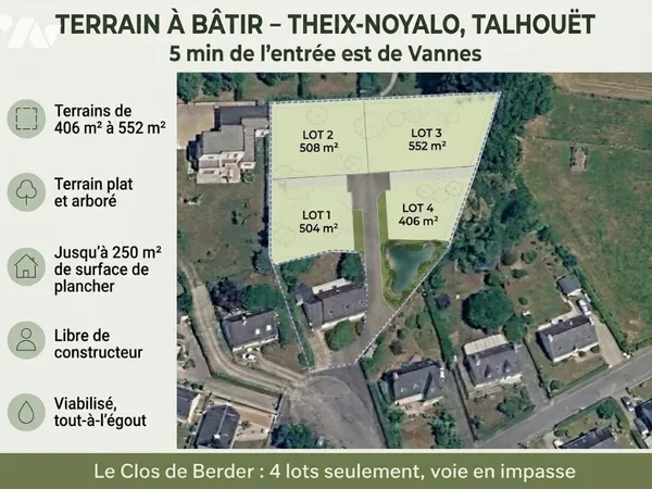Terrain 552 m²