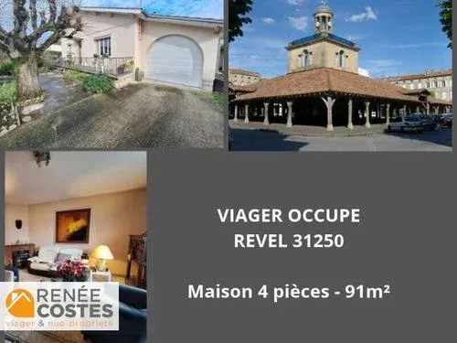 Viager 4 pièces 91 m²