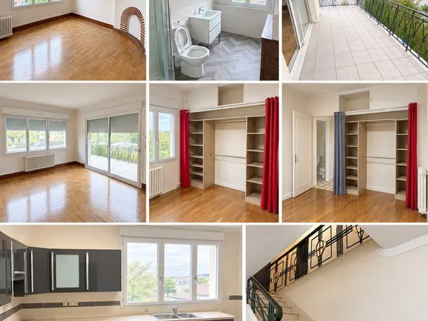 À louer - Grand T4 de 115 m² avec balcon - Angoulême