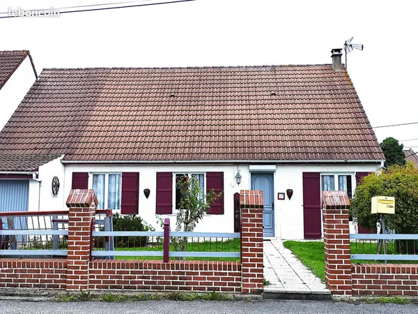 Maison de caractère 125m² - 3 ch - terrain 473m² - Lillers