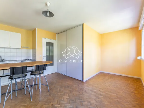 Charmant studio de 24 m² avec ascenseur, cave et vue dégagée