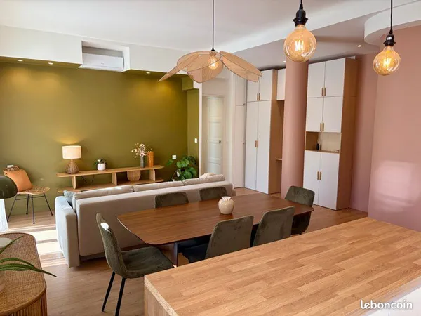☀️ coup de coeur à saint-victor - magnifique t2 meublé de 56 m² avec balcon