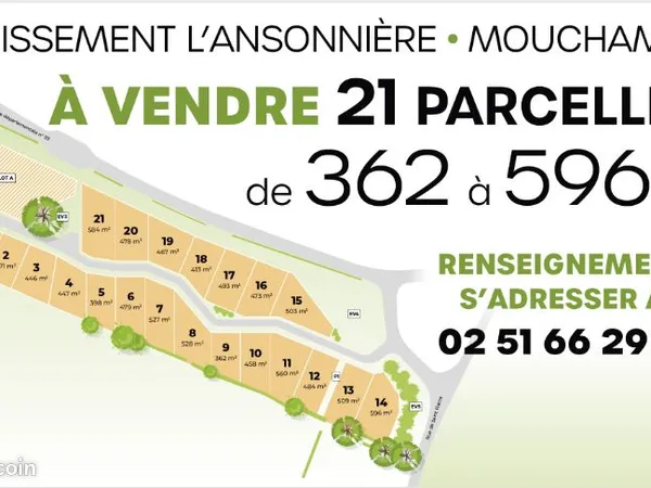 Terrain en lotissement