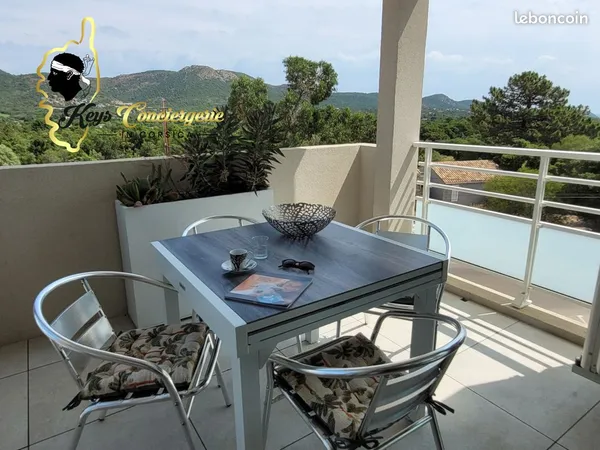 💥 Magnifique T2 de 47 m² meublé avec terrasse & vue mer imprenable (Location période scolaire : octo
