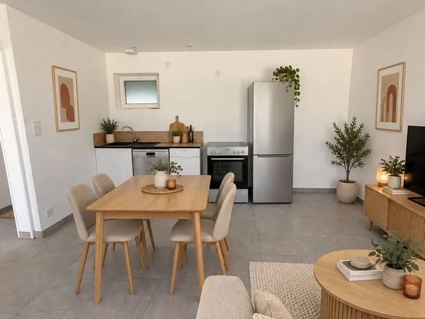 🏡 Maison T3 entièrement rénovée avec terrasse, terrain clos et garage - Fontenay-le-Comte