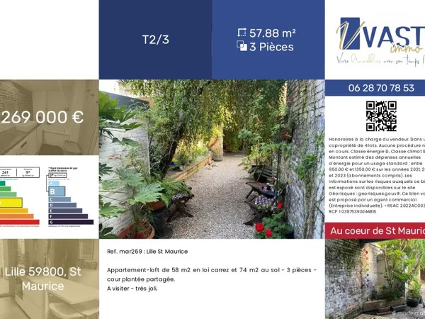Vends appartement