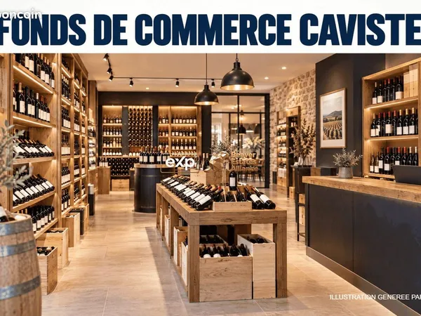 Caviste, fonds de commerce 44 m² Vernouillet