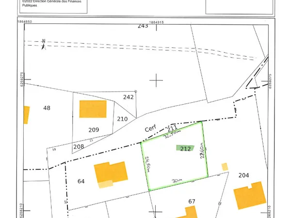 Terrain 799 m²