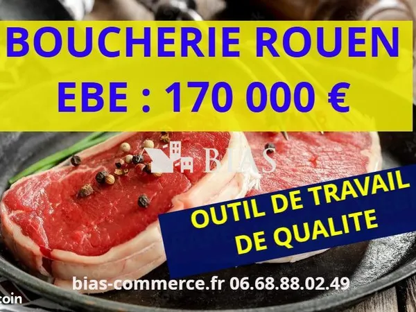 Boucherie 110 m² Rouen