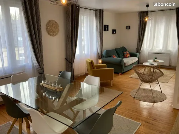 Appartement duplex F4 meublé