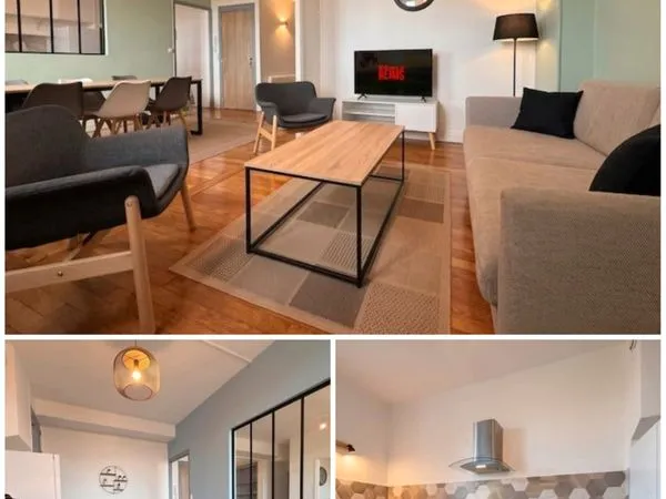 T4 100m2 Rénové et meublé - Luton/av Laon