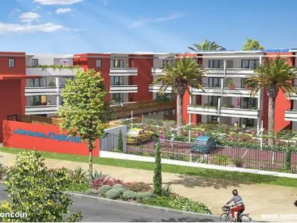 Loue T2 42m2 Agde Capiscol terrasse 20m2 + parking